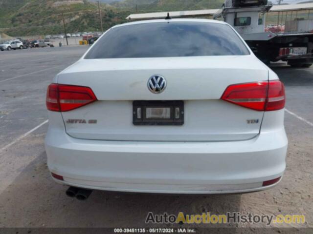 VOLKSWAGEN JETTA 2.0L TDI SE, 3VWLA7AJ1FM219174