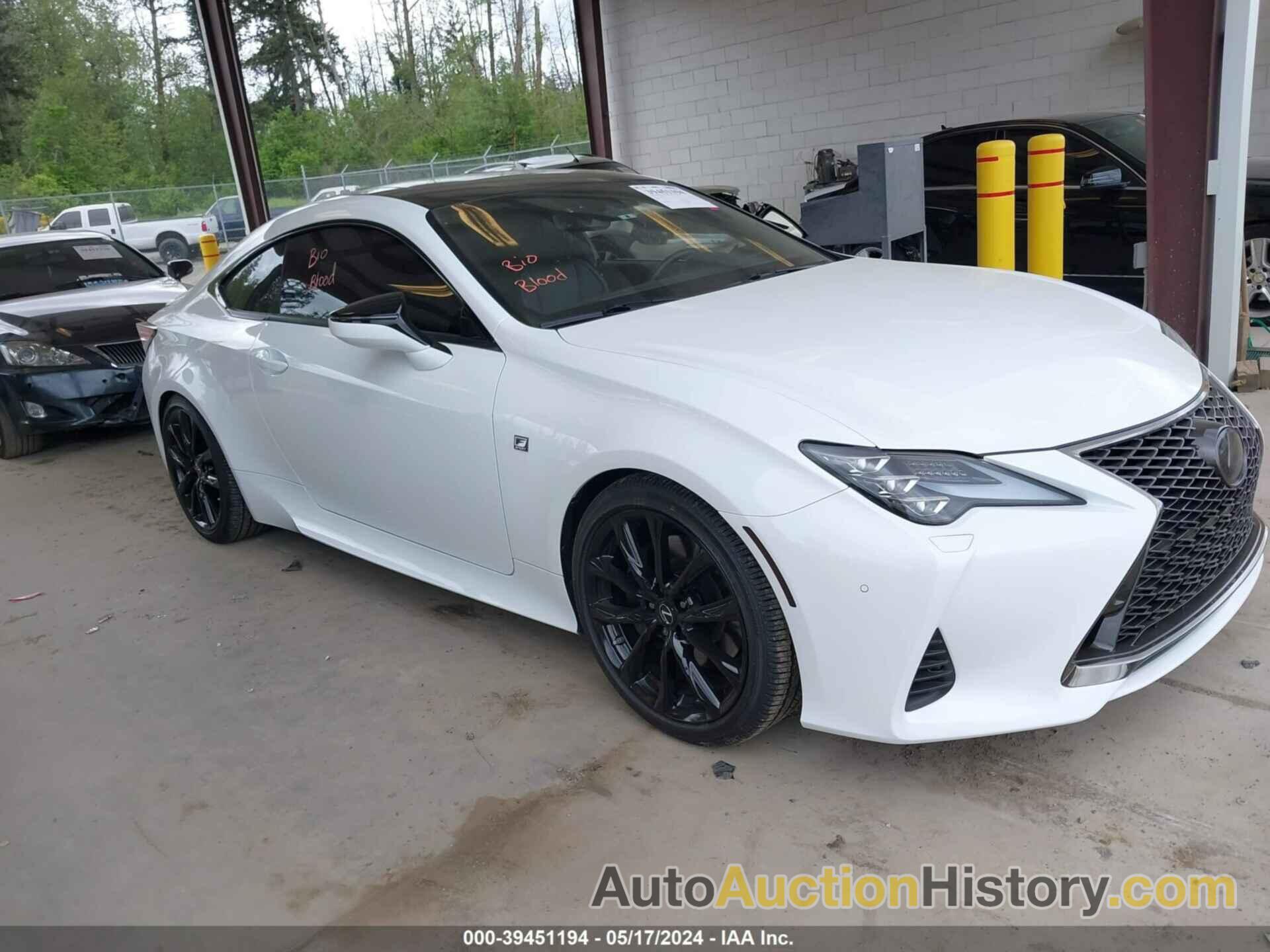 LEXUS RC 350 F SPORT, JTHGZ5DC6L5010365