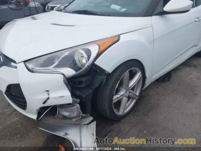 HYUNDAI VELOSTER BASE W/BLACK, KMHTC6ADXDU164875