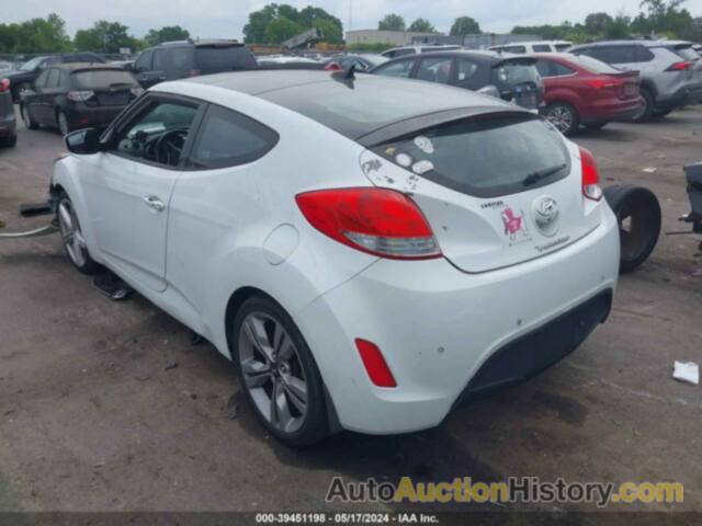 HYUNDAI VELOSTER BASE W/BLACK, KMHTC6ADXDU164875