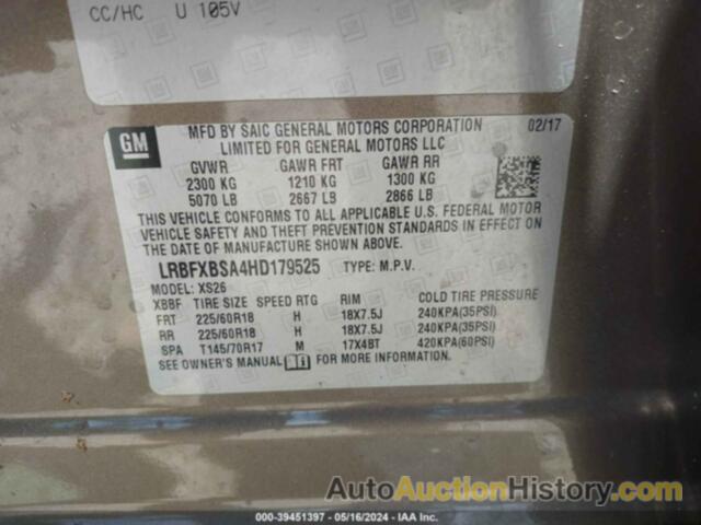 BUICK ENVISION ESSENCE, LRBFXBSA4HD179525