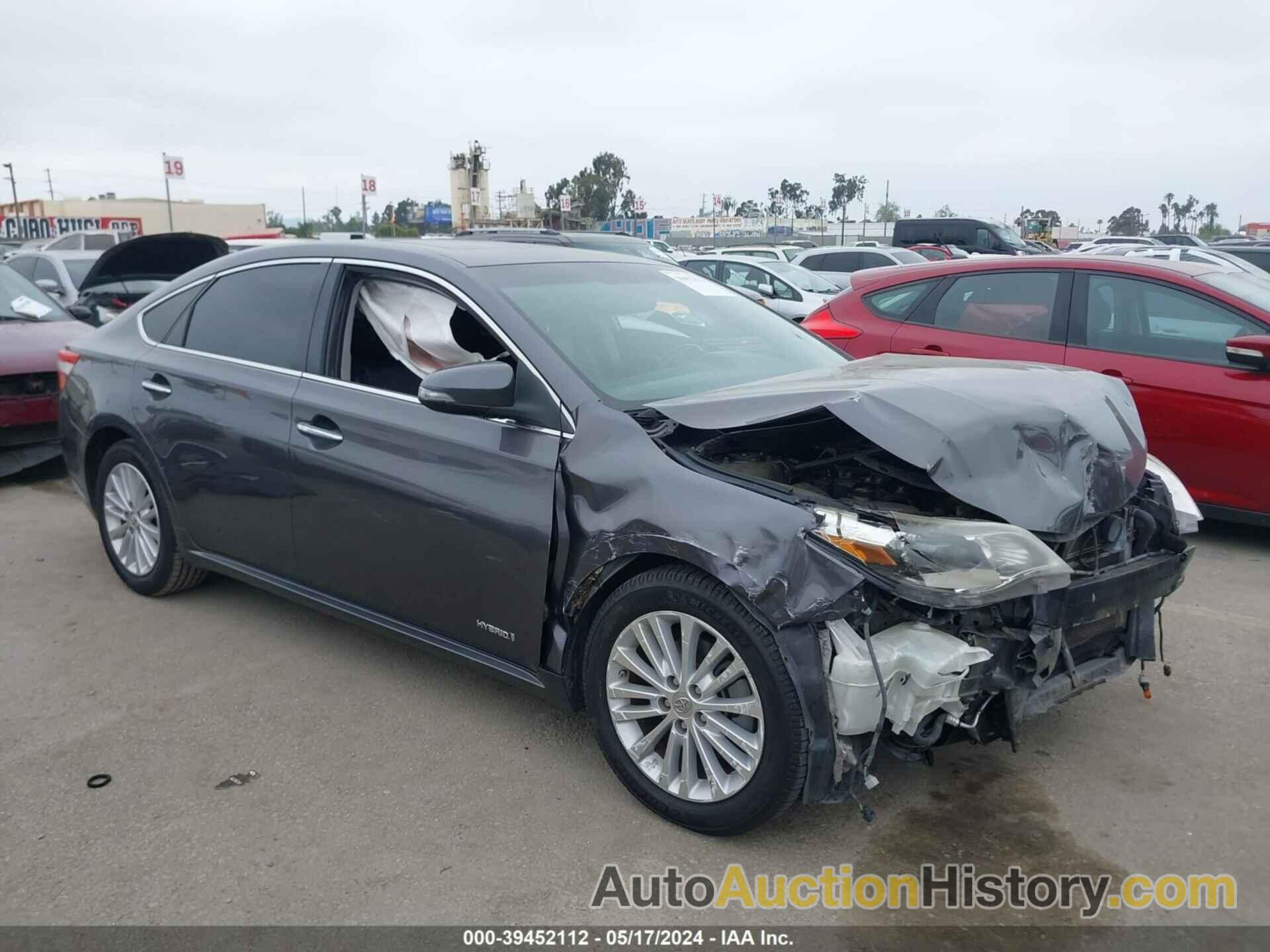 TOYOTA AVALON HYBRID/PREM/TOUR/LTD, 4T1BD1EB9EU026802