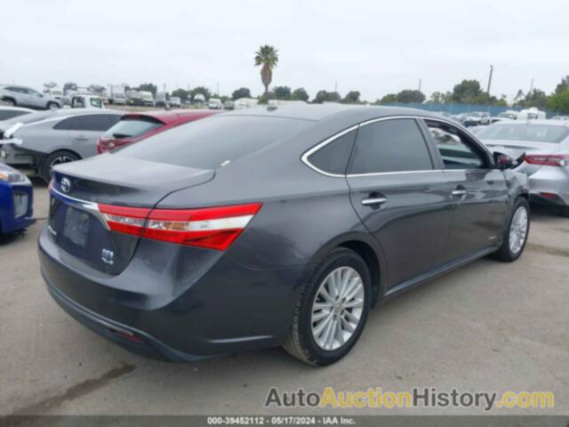 TOYOTA AVALON HYBRID/PREM/TOUR/LTD, 4T1BD1EB9EU026802