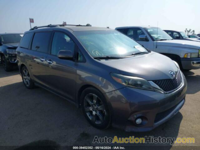 TOYOTA SIENNA SE 8 PASSENGER, 5TDXK3DC1FS556242