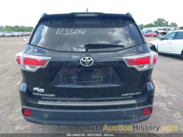 TOYOTA HIGHLANDER LIMITED V6, 5TDDKRFH1FS123504