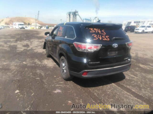 TOYOTA HIGHLANDER XLE, 5TDJKRFH3GS247617