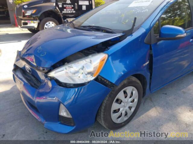 TOYOTA PRIUS C, JTDKDTB39E1562308