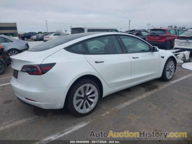 TESLA MODEL 3 REAR-WHEEL DRIVE, 5YJ3E1EA3NF143006