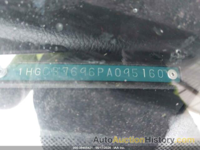 HONDA ACCORD 10TH ANNIVERSARY, 1HGCB7696PA095160