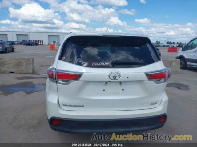 TOYOTA HIGHLANDER XLE V6, 5TDKKRFH3GS155038