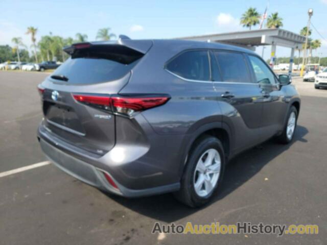 TOYOTA HIGHLANDER HYBRID LE, 5TDZARAH6MS009625