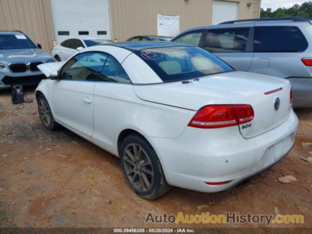 VOLKSWAGEN EOS LUX/EXECUTIVE, WVWFW7AH8CV008165