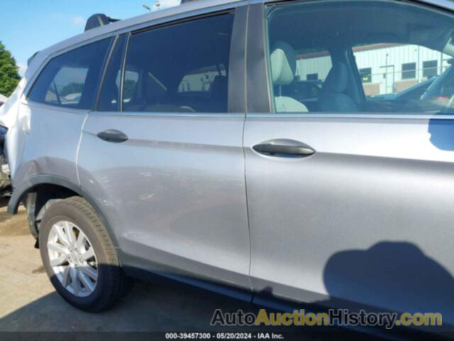 HONDA PILOT LX, 5FNYF5H12KB024753