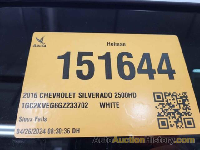 CHEVROLET SILVERADO 2500HD LT, 1GC2KVEG6GZ233702