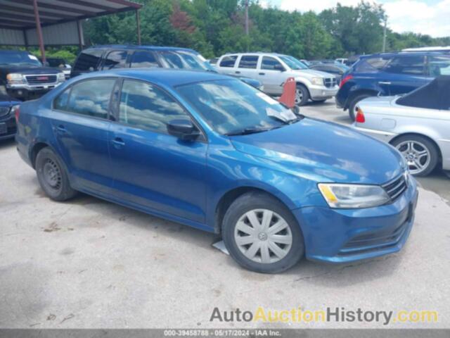 VOLKSWAGEN JETTA 2.0L S, 3VW2K7AJ4FM300680