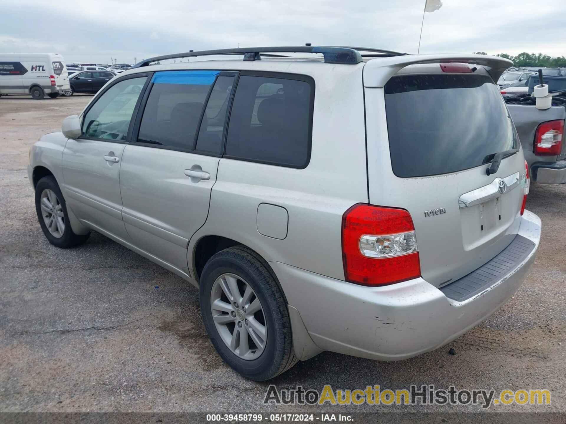 TOYOTA HIGHLANDER HYBRID LIMITED V6/V6, JTEDW21A560007176