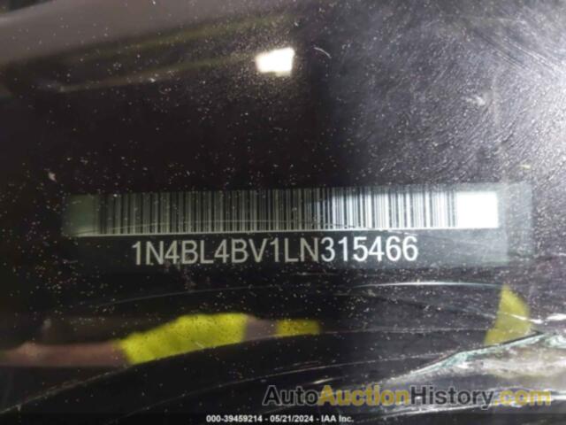 NISSAN ALTIMA S, 1N4BL4BV1LN315466