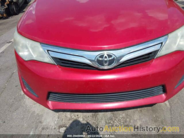 TOYOTA CAMRY SE/LE/XLE, 4T1BF1FK4CU631462