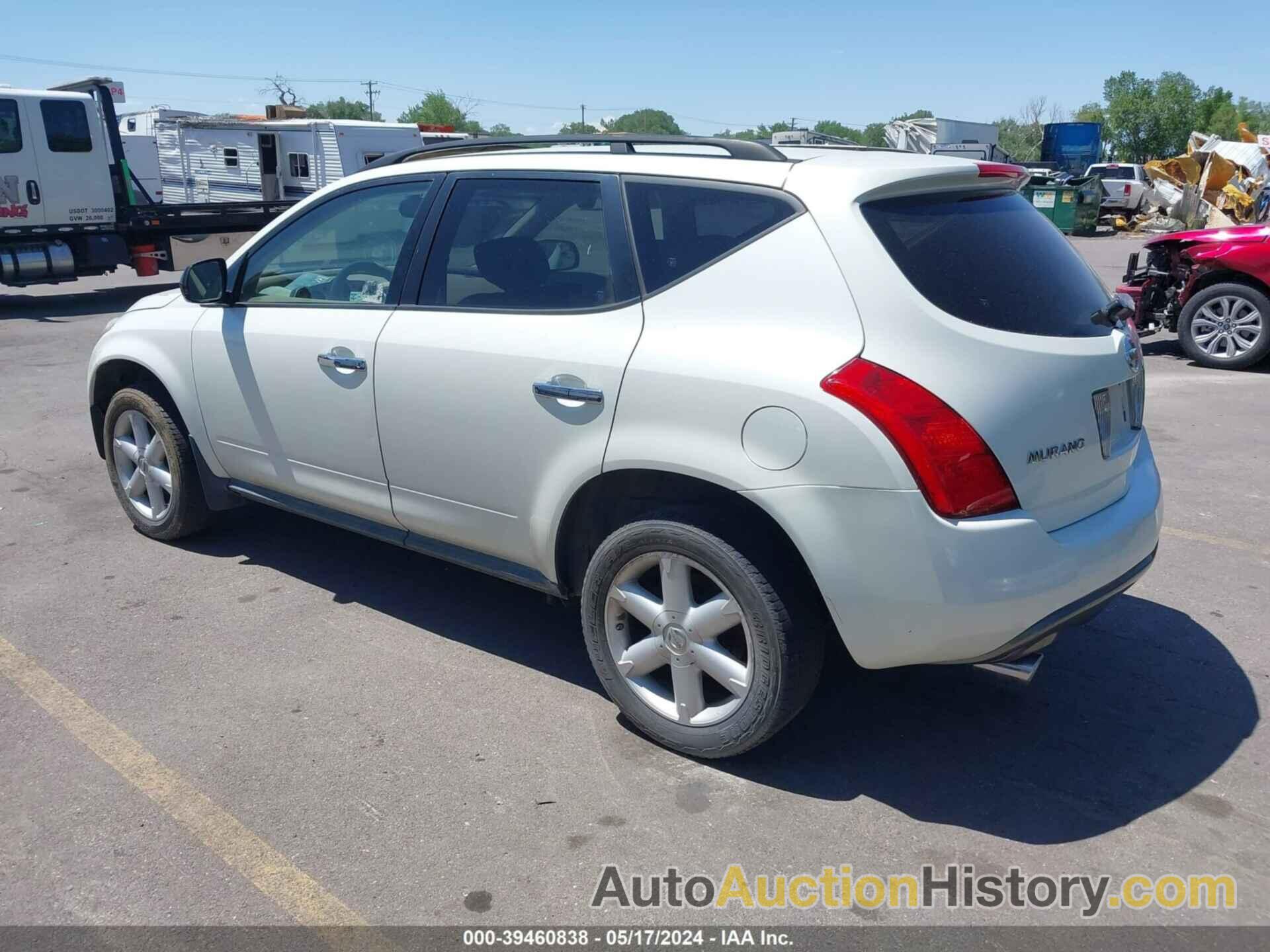 NISSAN MURANO SE, JN8AZ08W33W233282