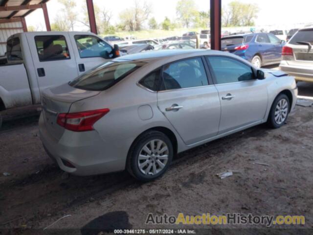 NISSAN SENTRA S, 3N1AB7AP3JY297004