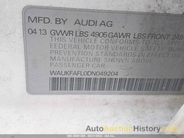 AUDI A4 PRESTIGE, WAUKFAFL0DN049204