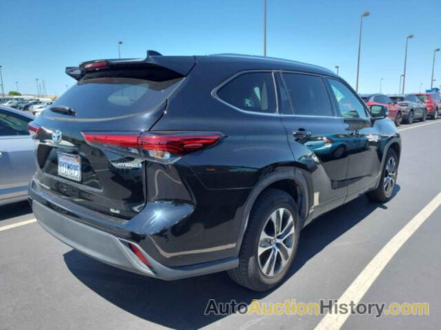 TOYOTA HIGHLANDER HYBRID XLE, 5TDHARAH9MS509077