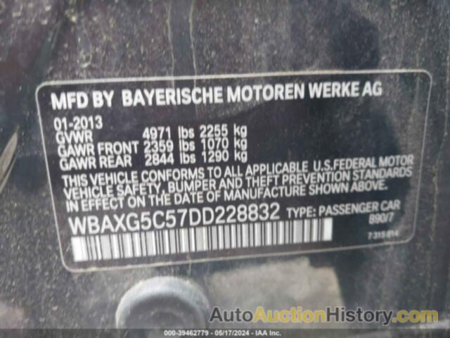BMW 528I, WBAXG5C57DD228832