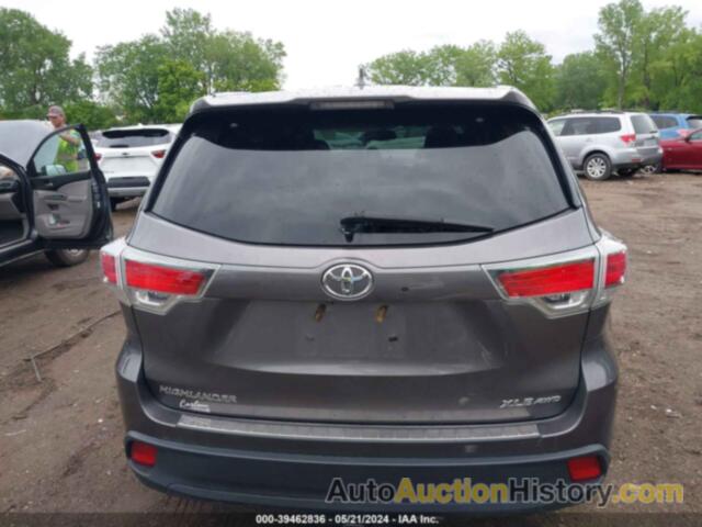 TOYOTA HIGHLANDER XLE, 5TDJKRFH4GS317383