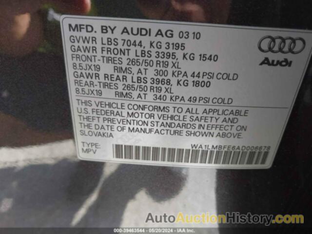 AUDI Q7 3.0 TDI PREMIUM, WA1LMBFE6AD006678