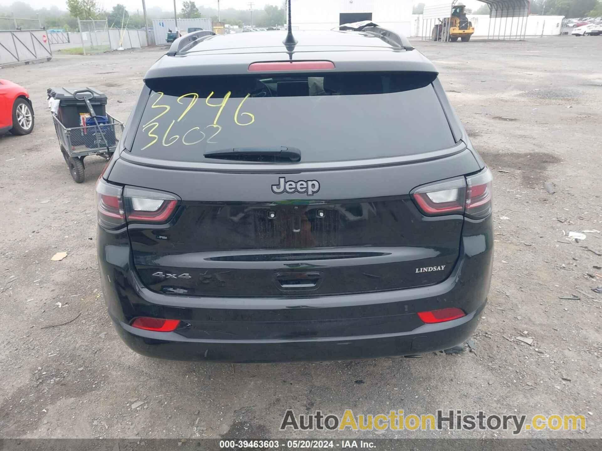 JEEP COMPASS LIMITED, 3C4NJDCB0NT149543