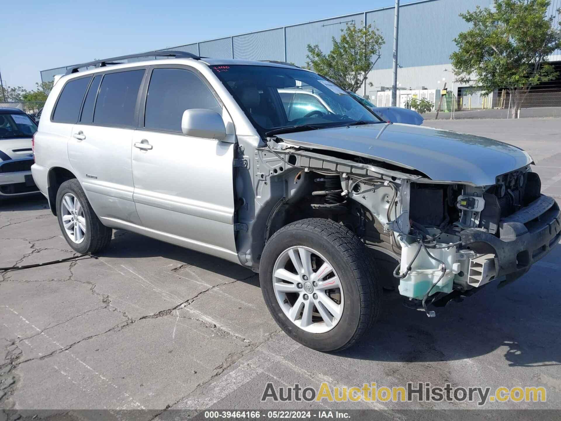 TOYOTA HIGHLANDER HYBRID LIMITED V6, JTEDW21A870023373