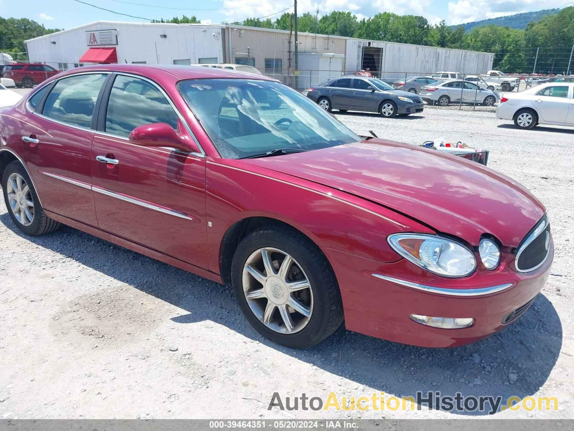 BUICK LACROSSE CXS, 2G4WE587061132503