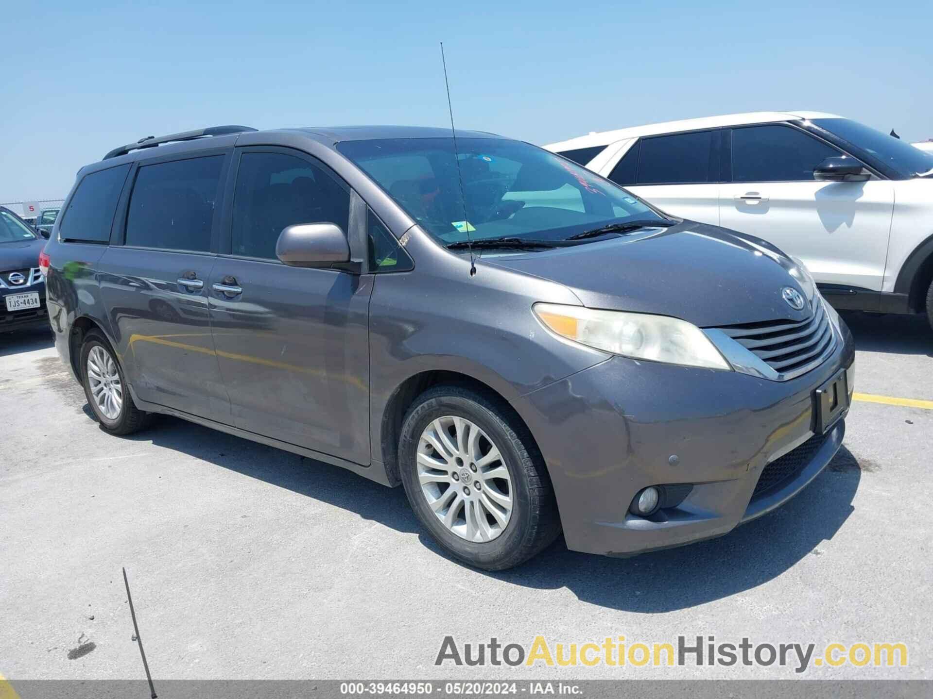 TOYOTA SIENNA XLE V6 8 PASSENGER, 5TDYK3DC7CS262568