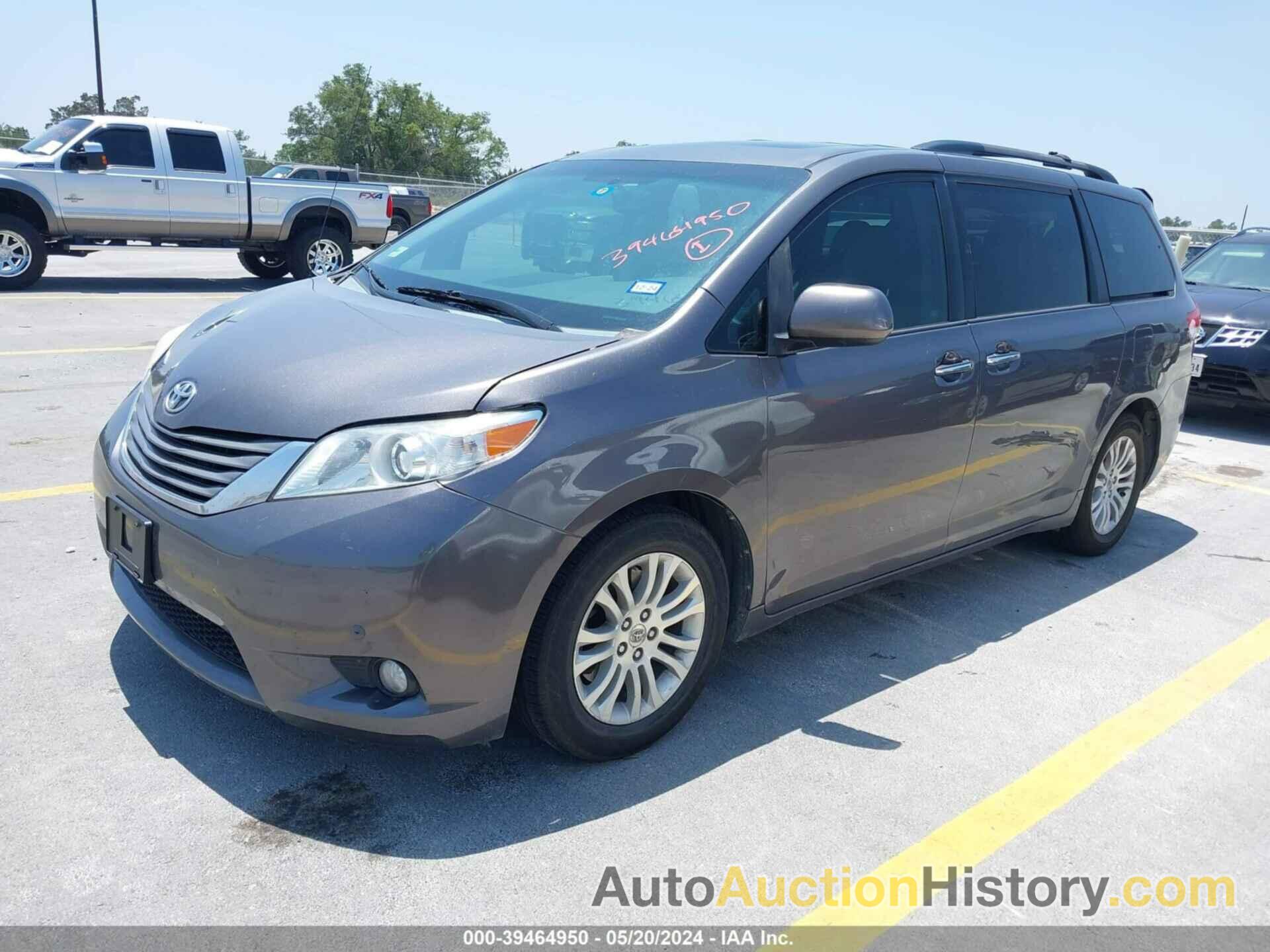 TOYOTA SIENNA XLE V6 8 PASSENGER, 5TDYK3DC7CS262568