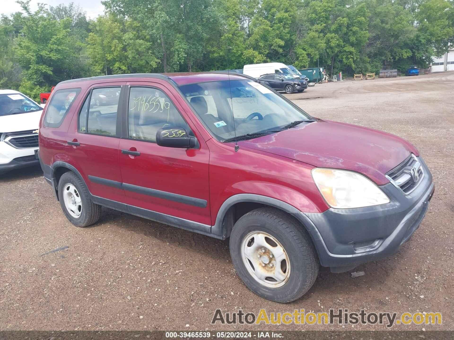 HONDA CR-V LX, JHLRD68464C017396