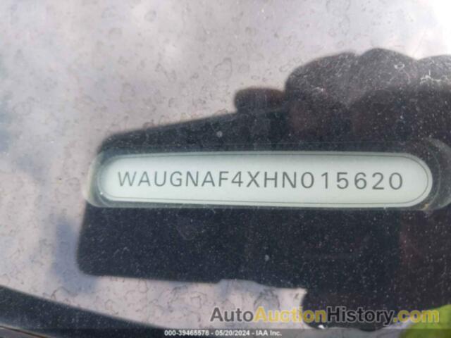 AUDI A4 2.0T PREMIUM, WAUGNAF4XHN015620