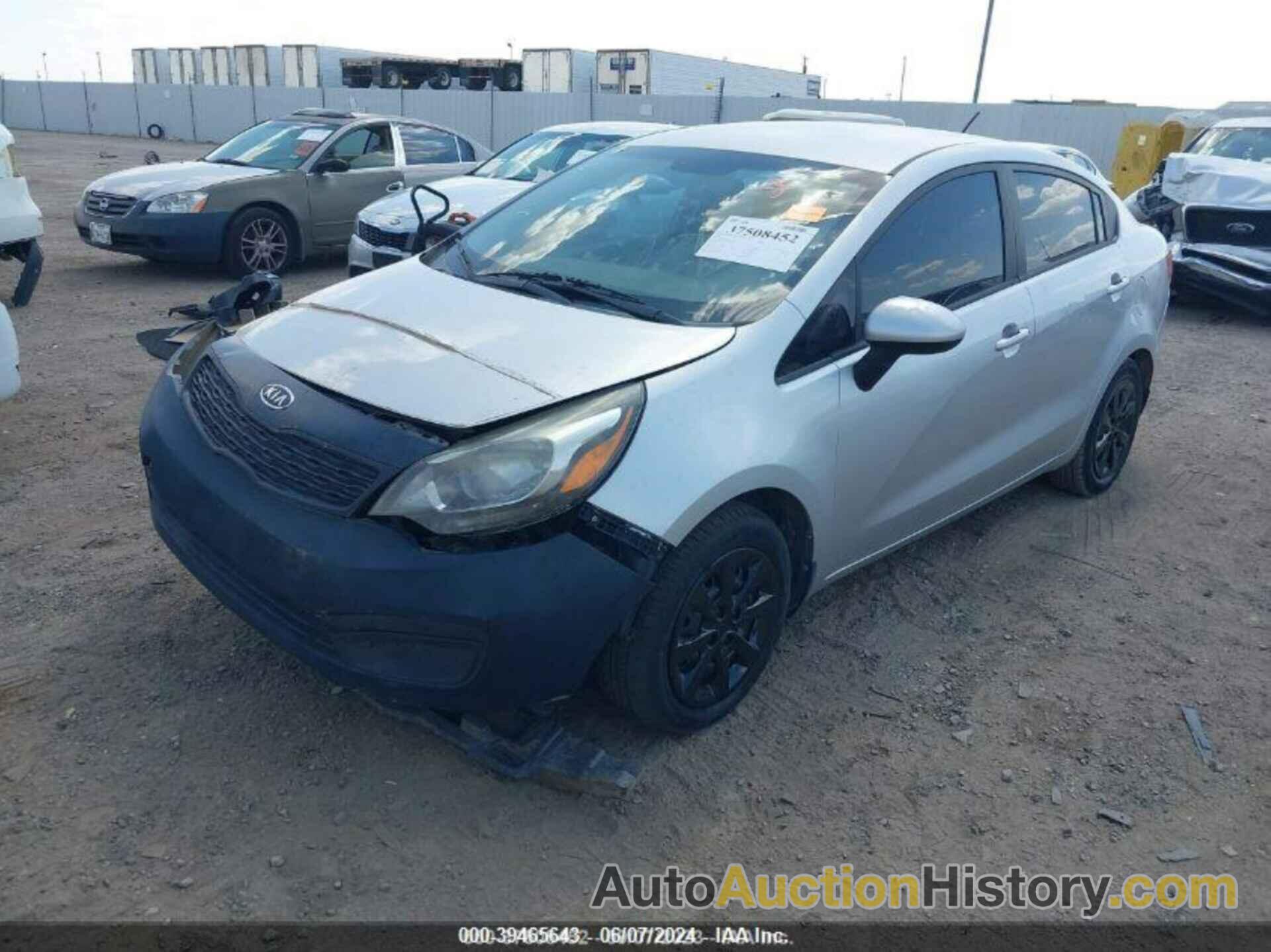 KIA RIO LX, KNADM4A35D6108443