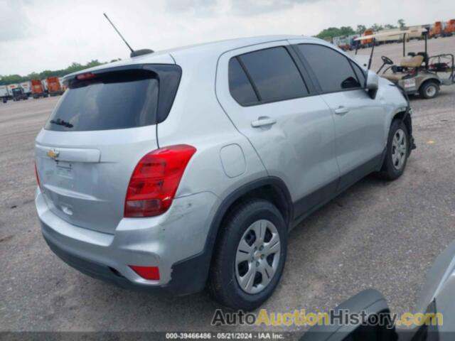 CHEVROLET TRAX LS, KL7CJKSB9HB227155