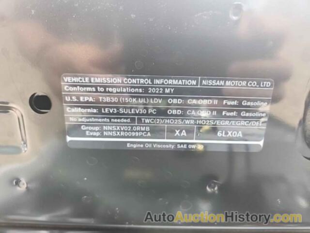 NISSAN SENTRA SV, 3N1AB8CV2NY293887