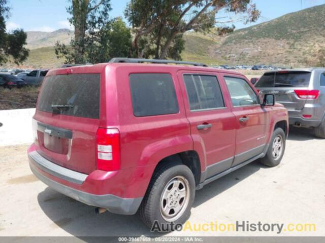 JEEP PATRIOT SPORT, 1C4NJPBB6GD554320