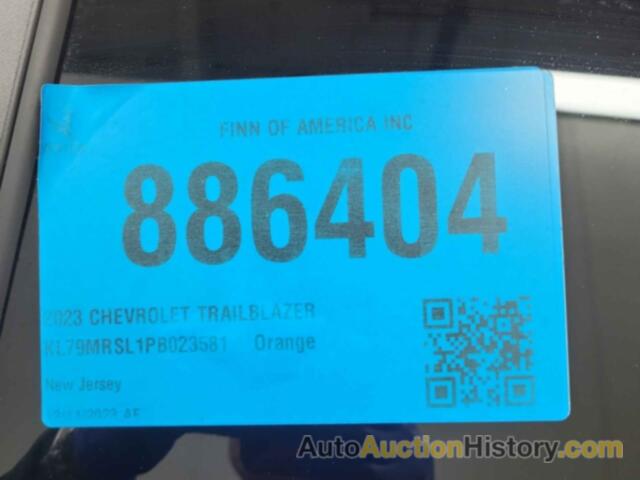 CHEVROLET TRAILBLAZER AWD LT, KL79MRSL1PB023581