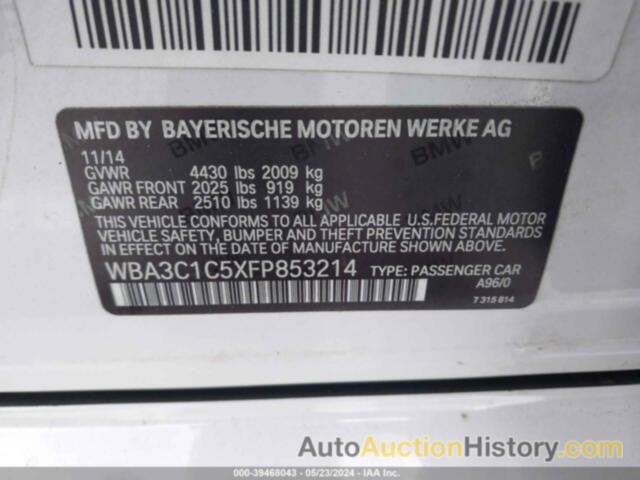 BMW 328I, WBA3C1C5XFP853214