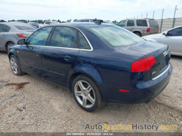 AUDI A4 2.0T, WAUAF78E26A240761