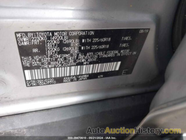 TOYOTA RAV4 XSE, JTMEWRFV0KJ024999