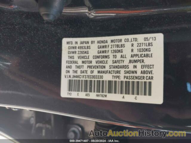 ACURA RLX, JH4KC1F37EC003330