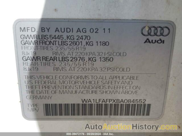 AUDI Q5 2.0T PREMIUM, WA1LFAFPXBA084552