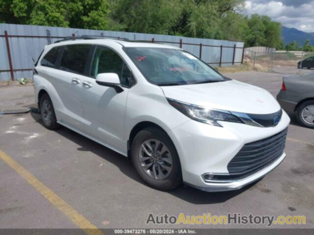 TOYOTA SIENNA XLE, 5TDJSKFC4NS047919