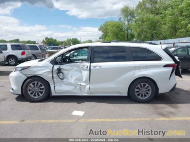 TOYOTA SIENNA XLE, 5TDJSKFC4NS047919