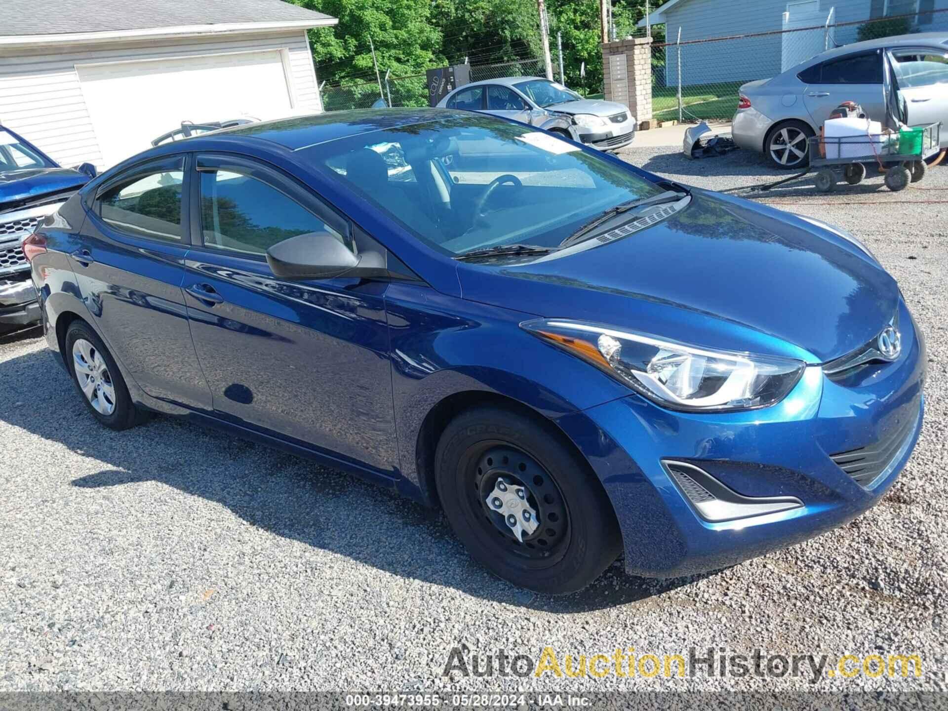 HYUNDAI ELANTRA SE, 5NPDH4AE0GH743119