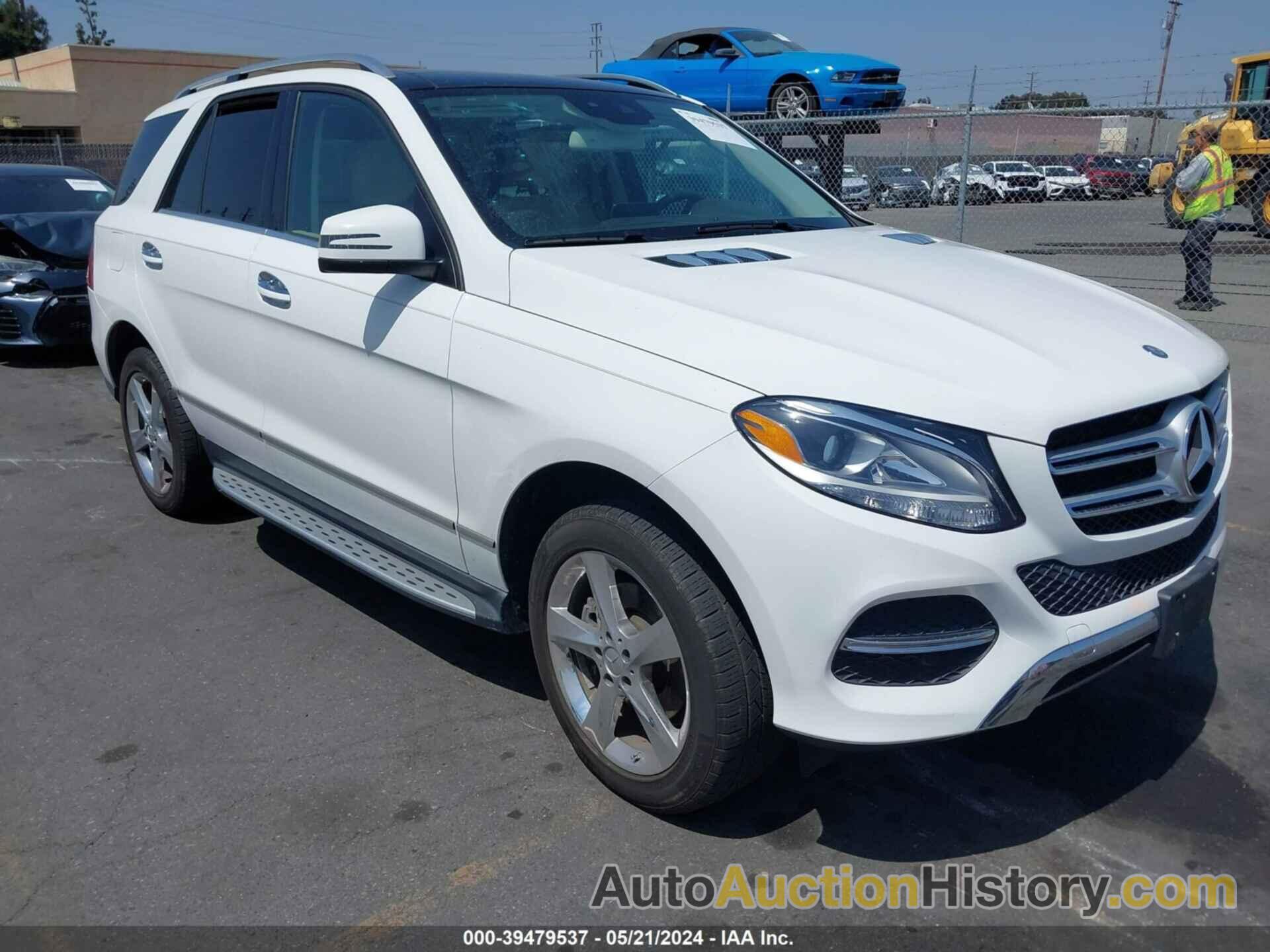 MERCEDES-BENZ GLE 300D 4MATIC, 4JGDA0EB2GA707481